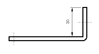 図アルミ板Ｂ曲げ